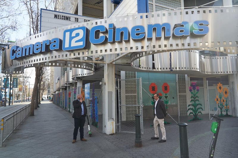 Camera 12 Cinemas building sign