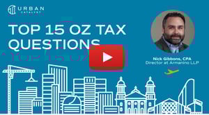 Top 15 OZ Tax Questions