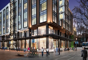 rendering of Fountain Alley Building real estate project