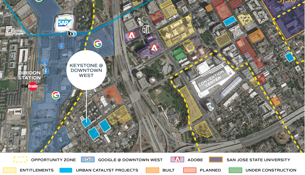 Downtown San Jose Development Project Update Keystone   Keystone Map 2 