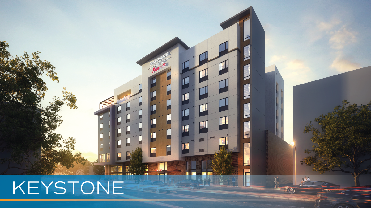 Keystone building rendering