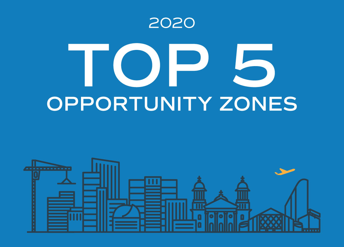 2020 top 5 Opportunity Zones
