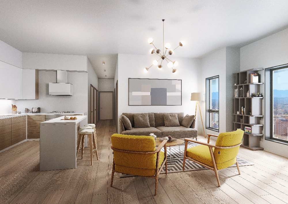 look at what an apartment in The Mark will look like