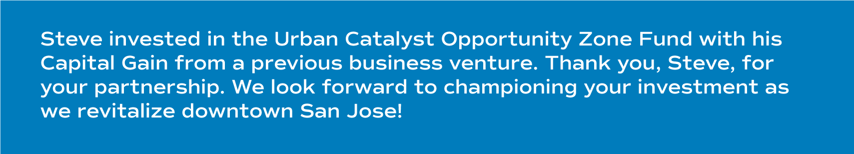 Urban Catalyst Investor Spotlight Banner